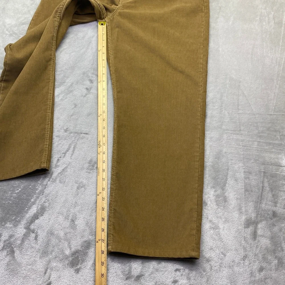 Lands End Mens 40 Traditional Fit Corduroy Pants Tan Brown Straight Leg‎ Preppy